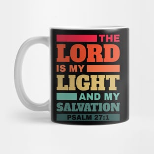 The Lord is my light and my salvation Unisex Bible Verse Christian Mug